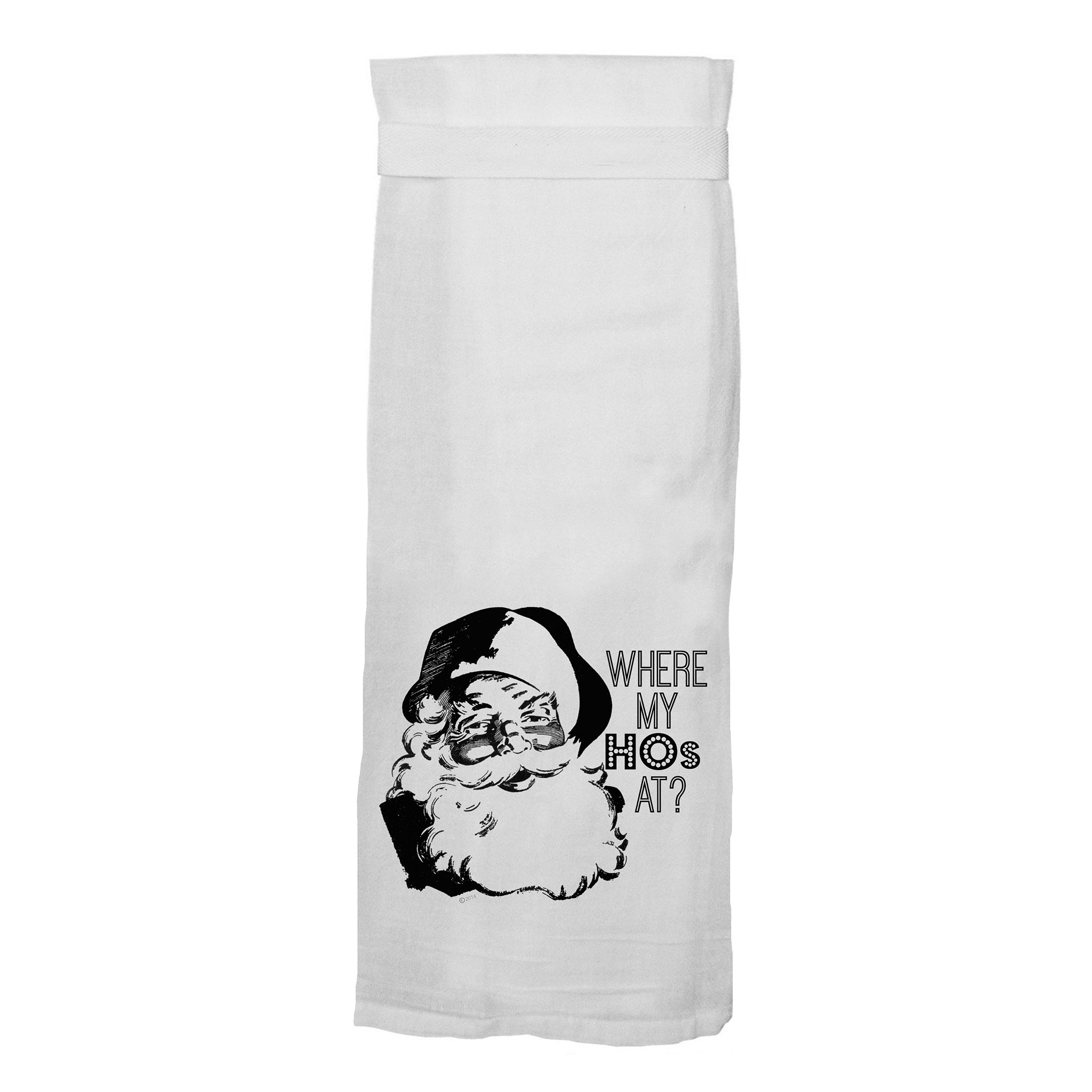 Ho Ho Ho Holiday Dish Cloth Towel / Novelty Silly Tea Towels / Cute Hi –  The Bullish Store