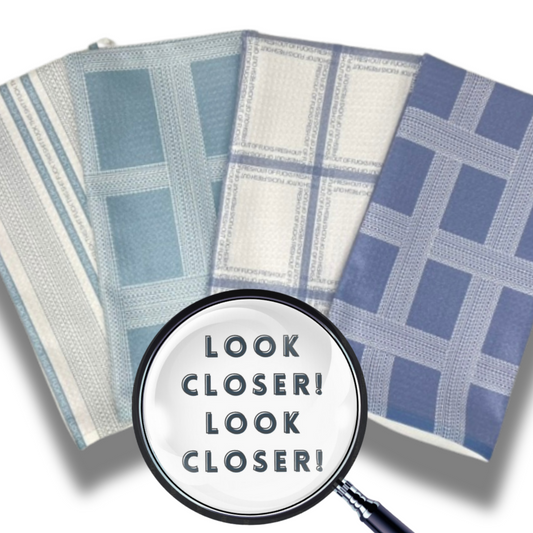 Blue Illusion Set Of 4