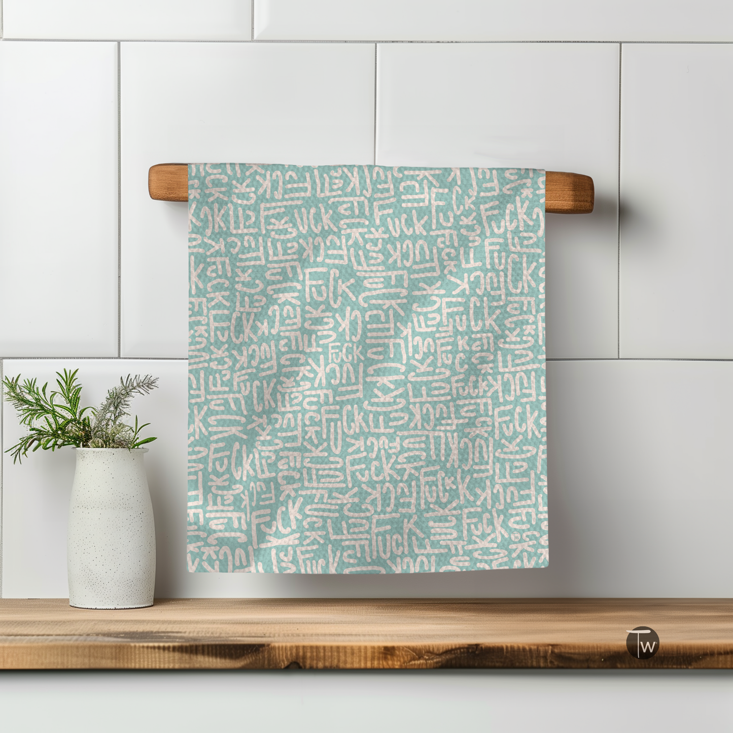 Mint Graffiti | The Perfect Towel