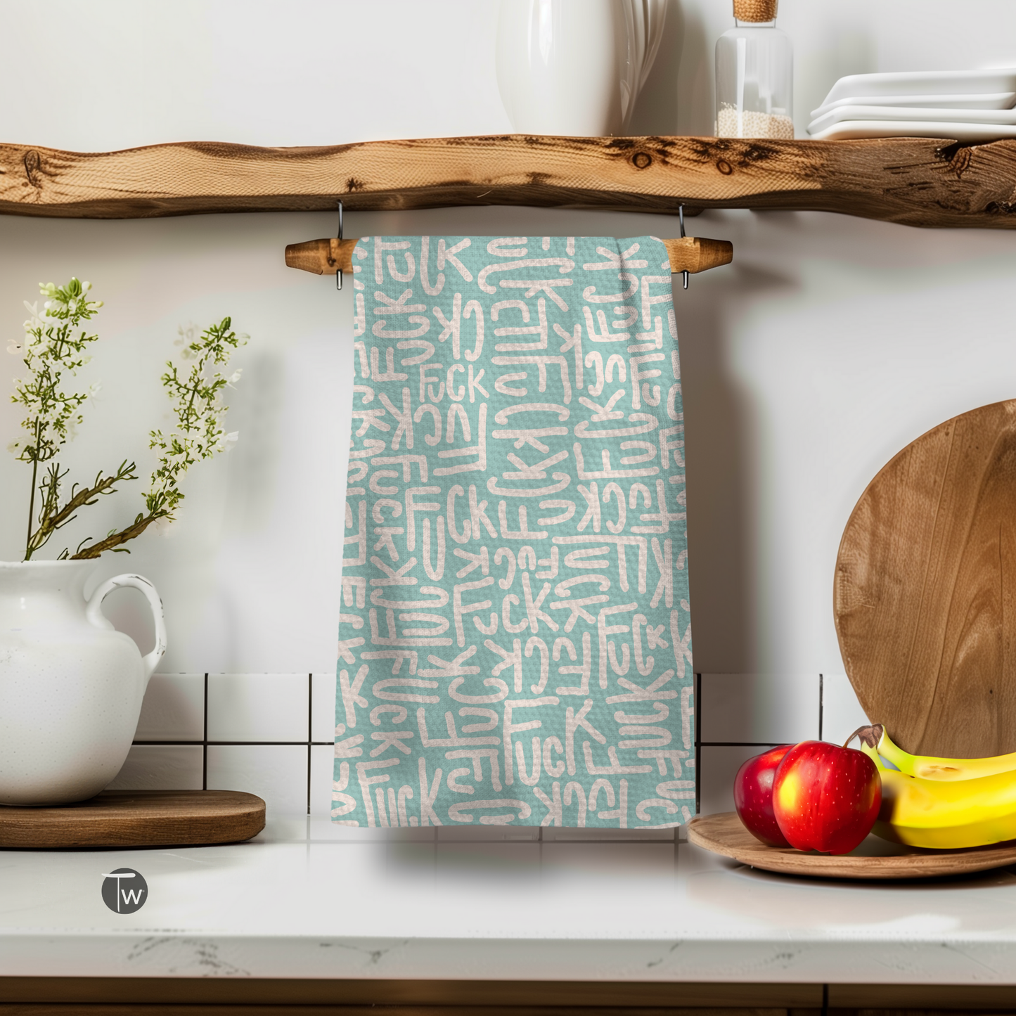 Mint Graffiti | The Perfect Towel