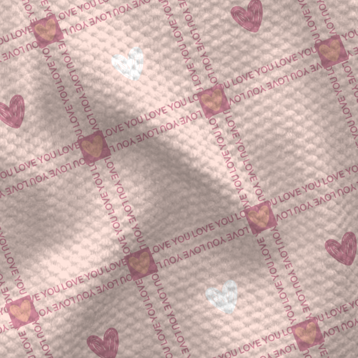 Valentines Plaid Love You | The Perfect Towel