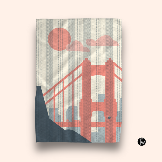 Downtown Breakdown Landscape Illusion | Perfect Towel