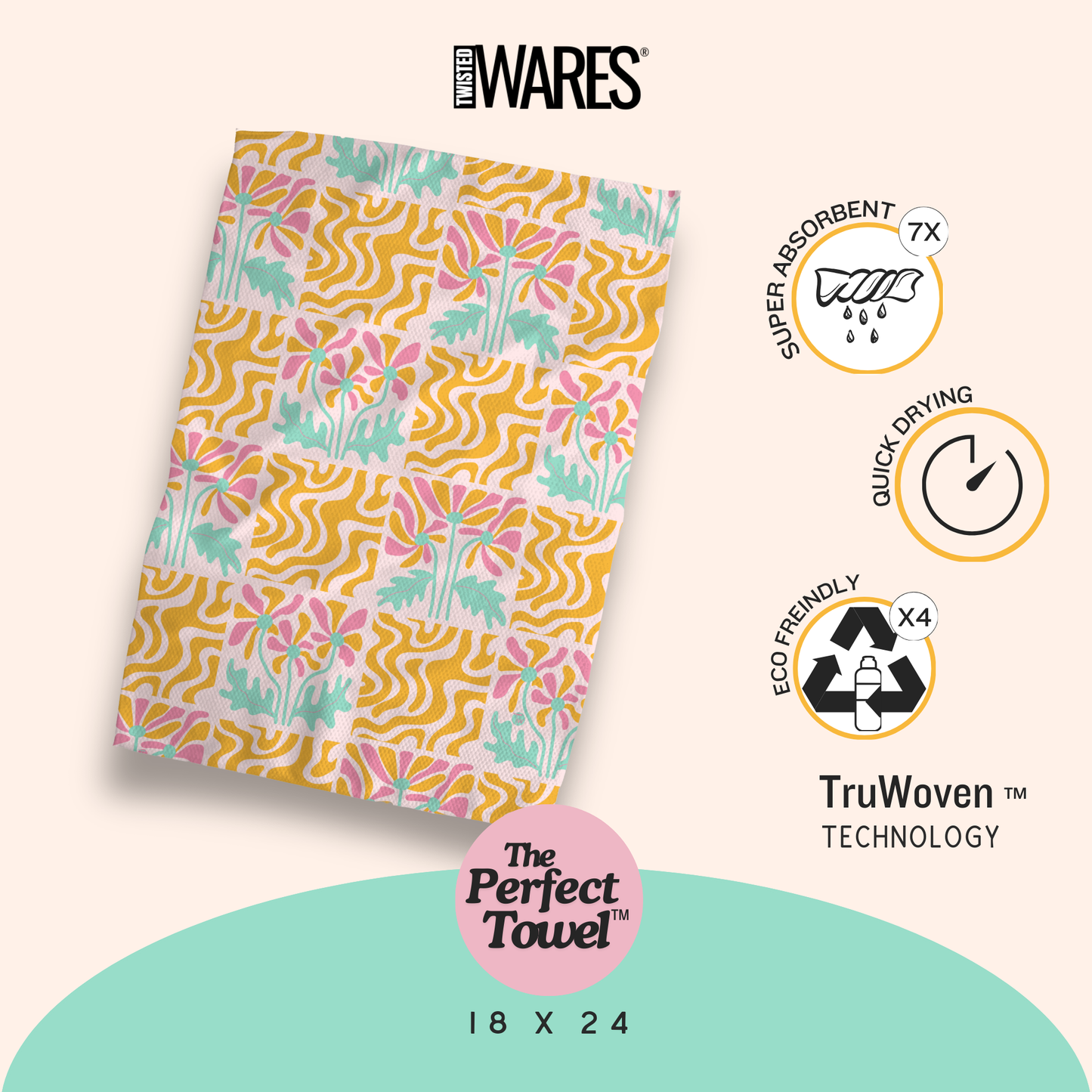 Groovy Orange | The Perfect Towel